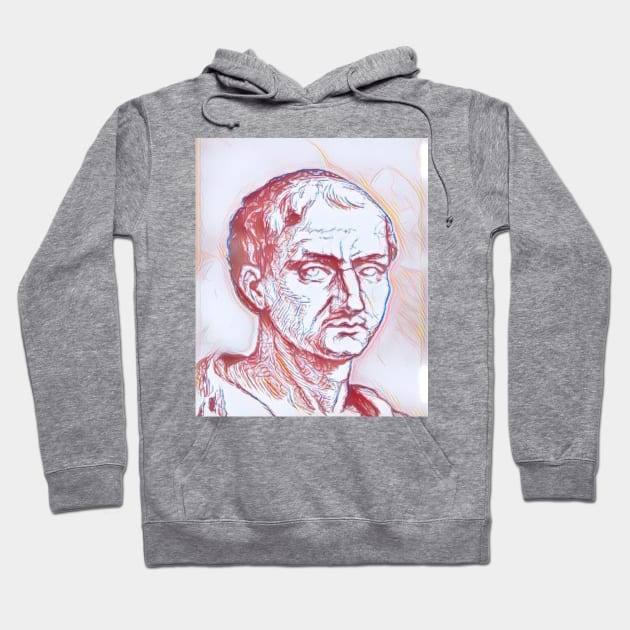 Anicius Manlius Severinus Boethius Portrait | Boethius Artwork | Line Art Hoodie by JustLit